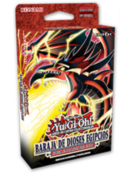 Slifer el Dragón del Cielo. Baraja de Dioses Egipcios (Español)  -  Cada Baraja de Dioses Egipcios contiene:  4 Cartas Ultra Rar