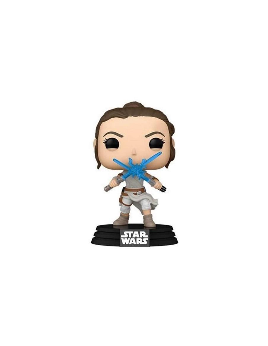 Funko Pop. Rey con dos espadas láser. Star Wars  - 