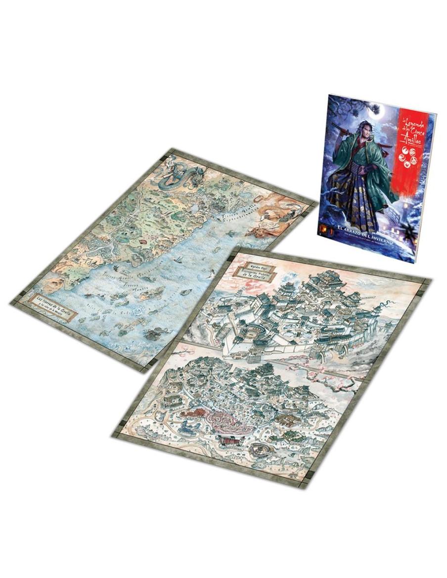 El Abrazo del Invierno  - El Abrazo del Invierno incluye:  Un libreto de 32 páginas con una aventura completa para el juego de r