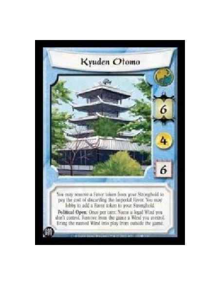 Kyuden Otomo (Español)  - You may remove a Favor token from your Stronghold to pay the cost of discarding the Imperial Favor. Yo