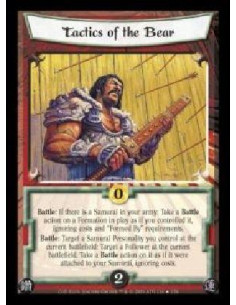 Tactics of the Bear FOIL  - Battle: If there is a Samurai in your army: Take a Battle action on a Formation in play as if you co