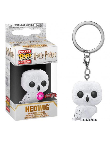 Llavero Pop Hedwig Flocked. Special Edition. Harry Potter