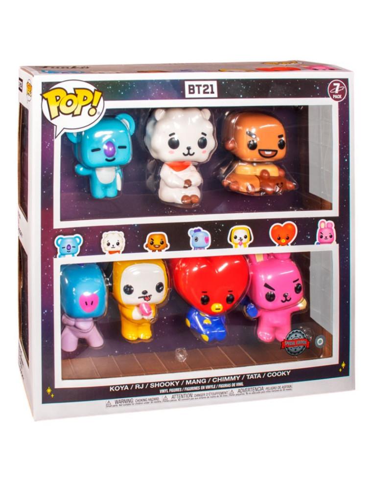 Funko Pop. BT21 Colección Completa - Pack 7 Pops  - 