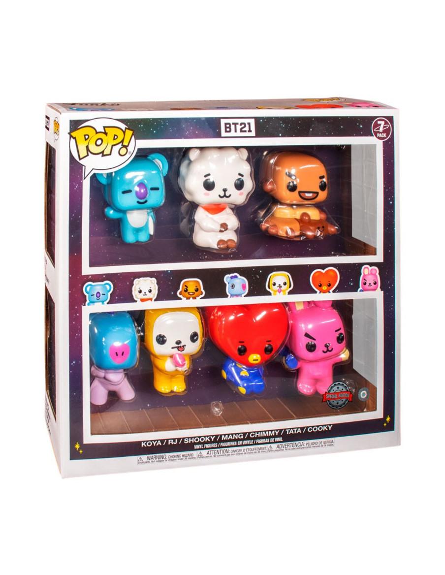 Funko Pop. BT21 Colección Completa - Pack 7 Pops  - 