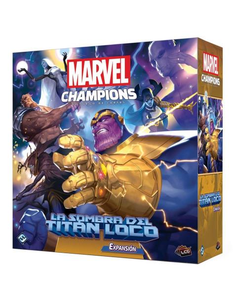 Marvel Champions. LCG: La Sombra del Titán Loco (Español)  - CONTENIDO 268 cartas (97 cartas  de Jugador, 19 cartas de Villano y