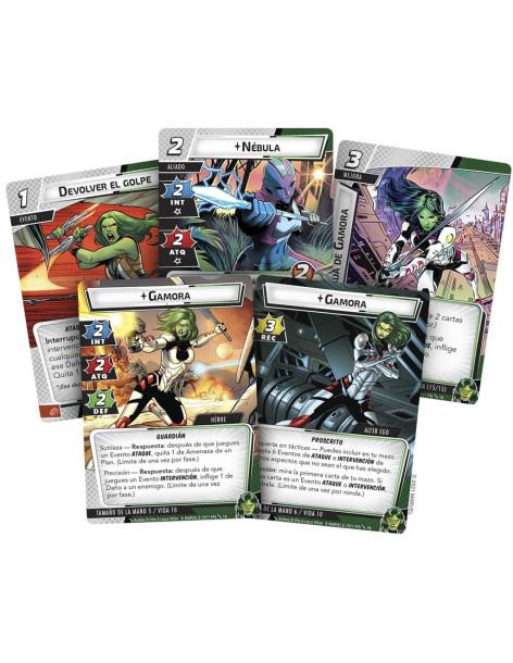 Gamora. Pack de Héroe. Marvel Champions (Español)  - CONTENIDO 60 cartas. 2