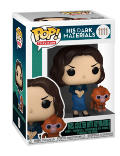 Funko Pop. Mrs. Coulter con el mono dorado. His Dark Materials  -