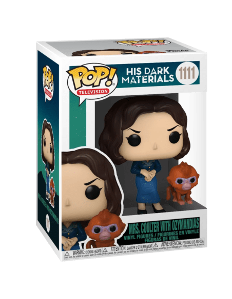 Funko Pop. Mrs. Coulter con el mono dorado. His Dark Materials