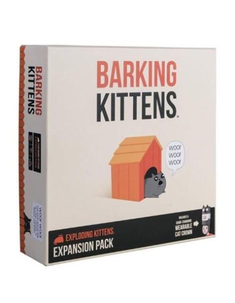 Barking Kittens  - Esta expansión incluye 15 cartas, con 8 nuevos tipos de acciones y un gatito rayo que te permite sostener un 