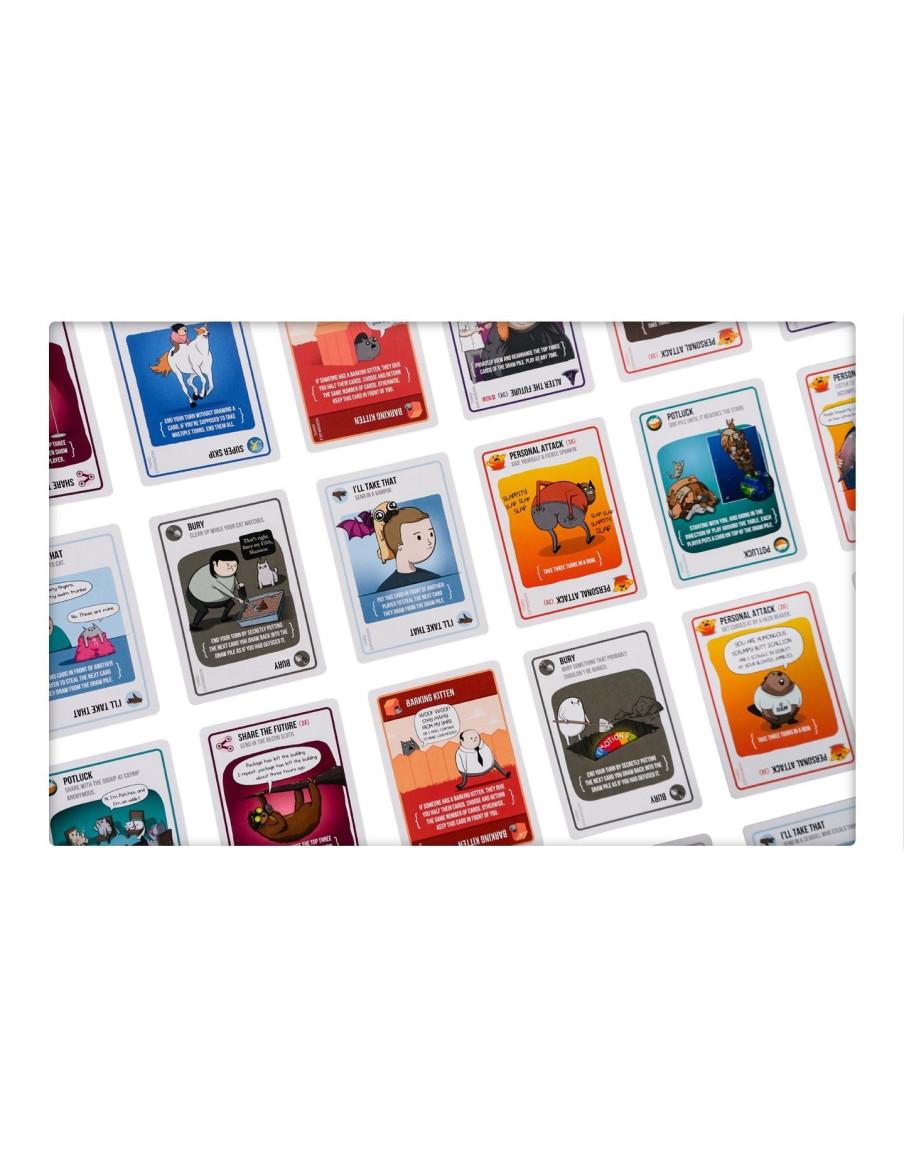 Barking Kittens  - Esta expansión incluye 15 cartas, con 8 nuevos tipos de acciones y un gatito rayo que te permite sostener un 