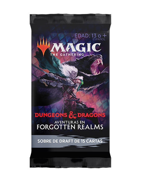 Aventuras en Forgotten Realms. Sobre (15 cartas)  - 