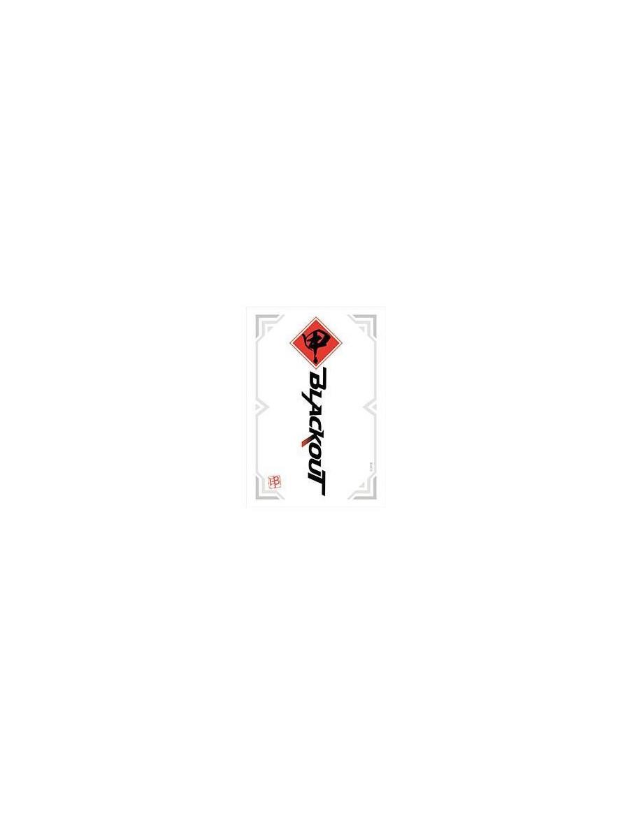 Fundas Bushiroad Team Blackout Blancas (70) (89x62mm)  - In commemoration of the start of "CardFight !! Vanguard overDress", the