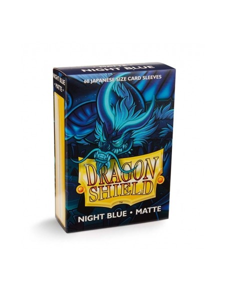 Fundas Dragon Shield Tamaño Japonés (59x86mm) - Azul Noche Mate (60)