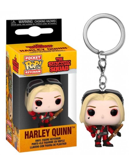 Llavero Pop Harley Quinn. Escuadrón Suicida