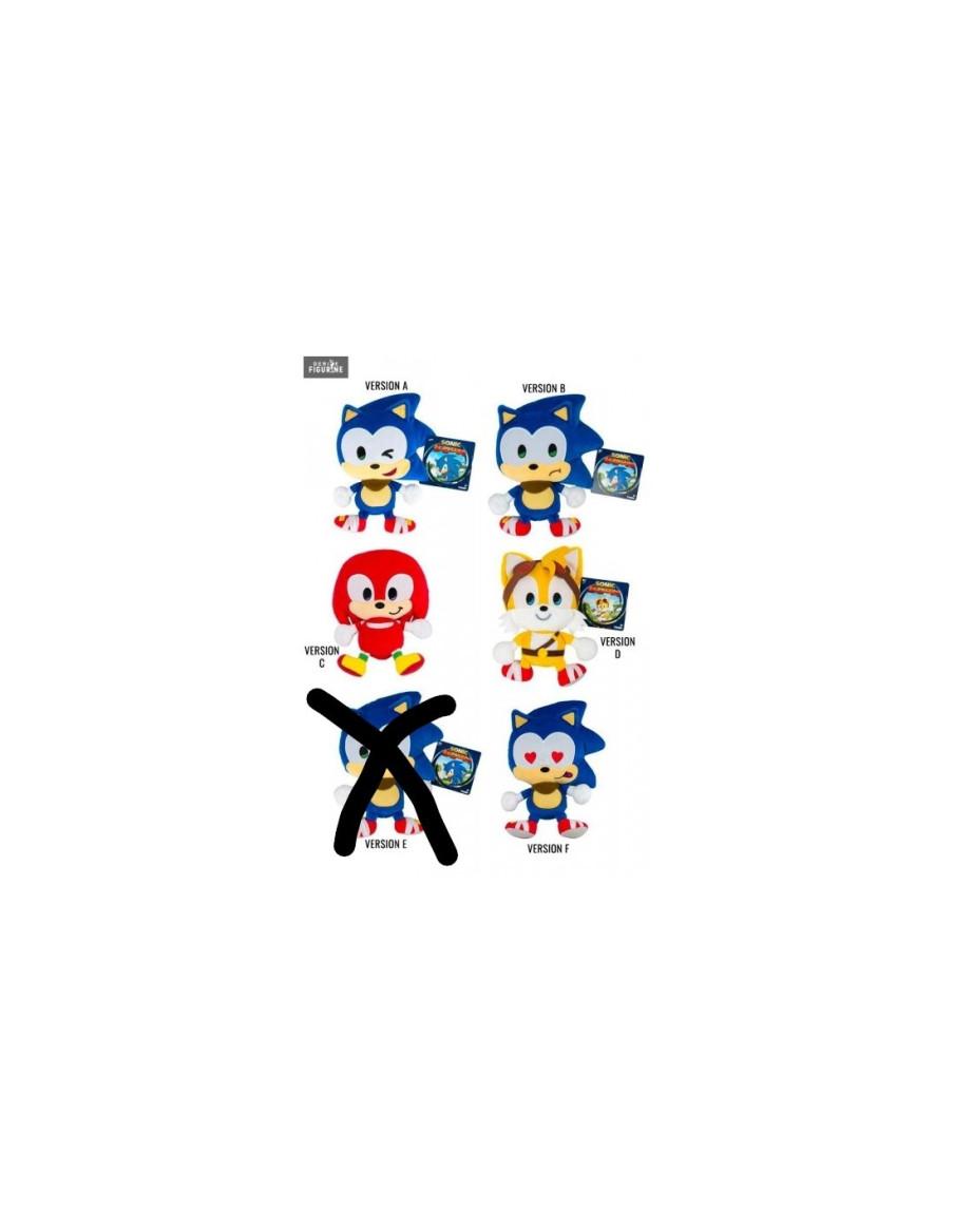 Peluche Sonic, Knuckels o Tails. Sonic Boom Emoji