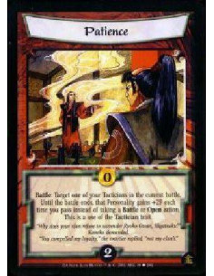 Patience - Battle: Target one of your Tacticians in the current battle. Until the battle ends, that Personality gains +2F each