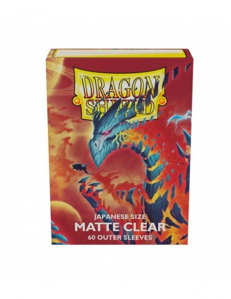 Dragon Shield Japanese Size Outer Sleeves (65x91mm) - Matte Clear (60)