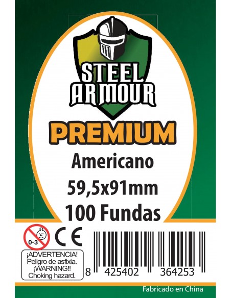 Fundas Steel Armour Asia (57,5x89) Premium (100)