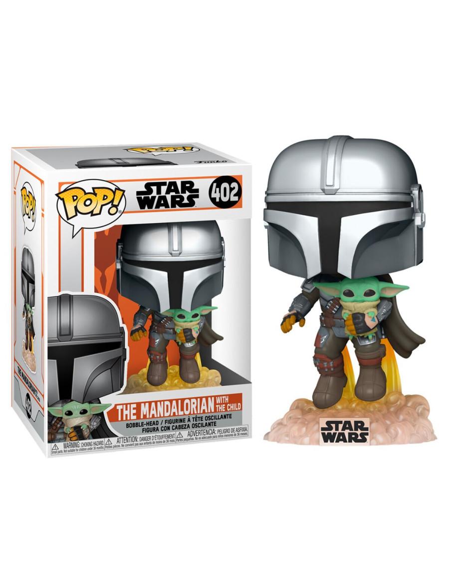 Funko Pop. The Mandalorian Jet Pack & The Child. Mandalorian