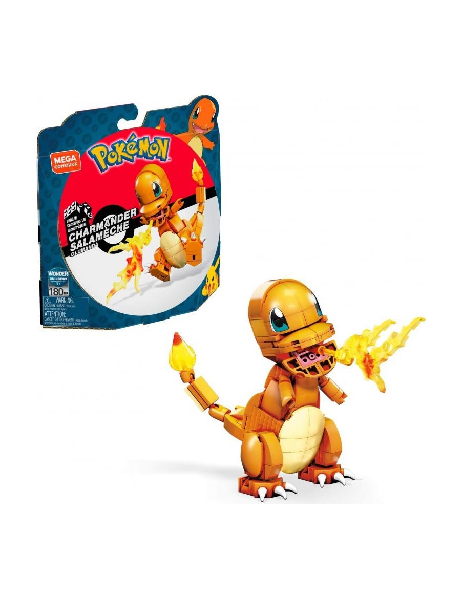 Charmander Mega Construx 180 piezas. Pokemon  - Set de construcción "Mega Construx" - Edades: 8+ - Número de piezas: 180