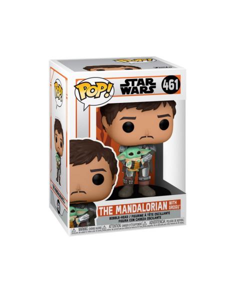 Funko Pop The Mandalorian with Grogu. Star Wars  - 
