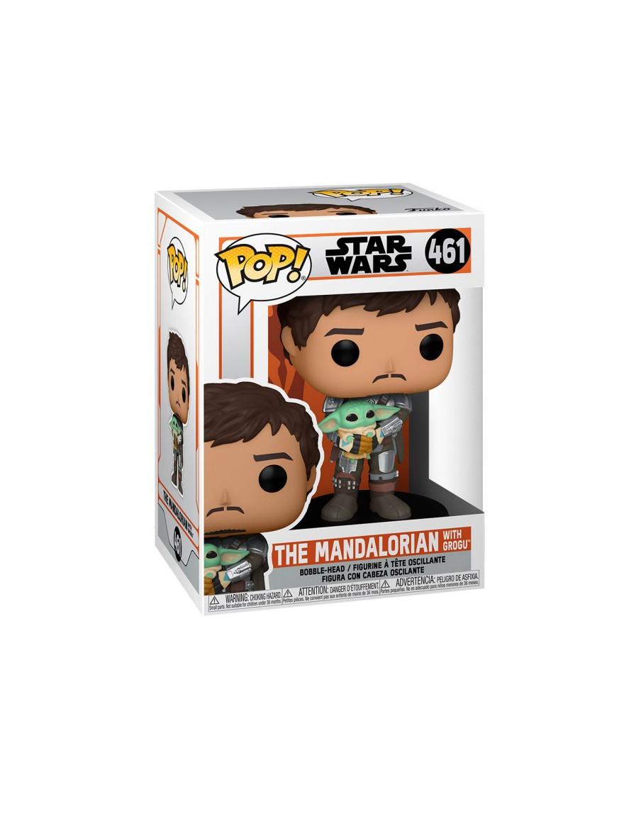 Funko Pop The Mandalorian with Grogu. Star Wars  - 