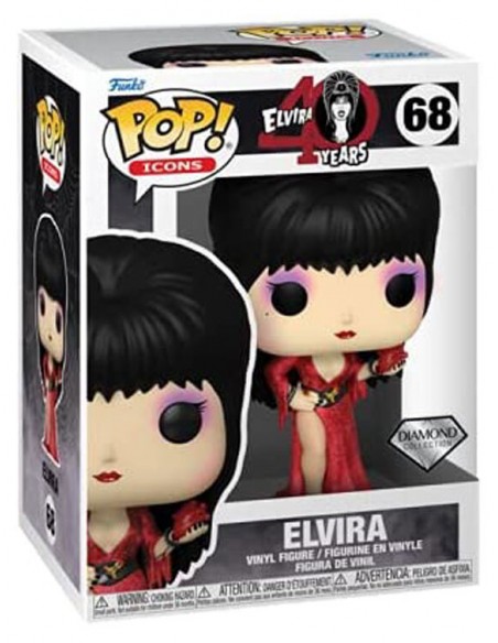 Funko Pop. Elvira 40 Years. Diamond Collection