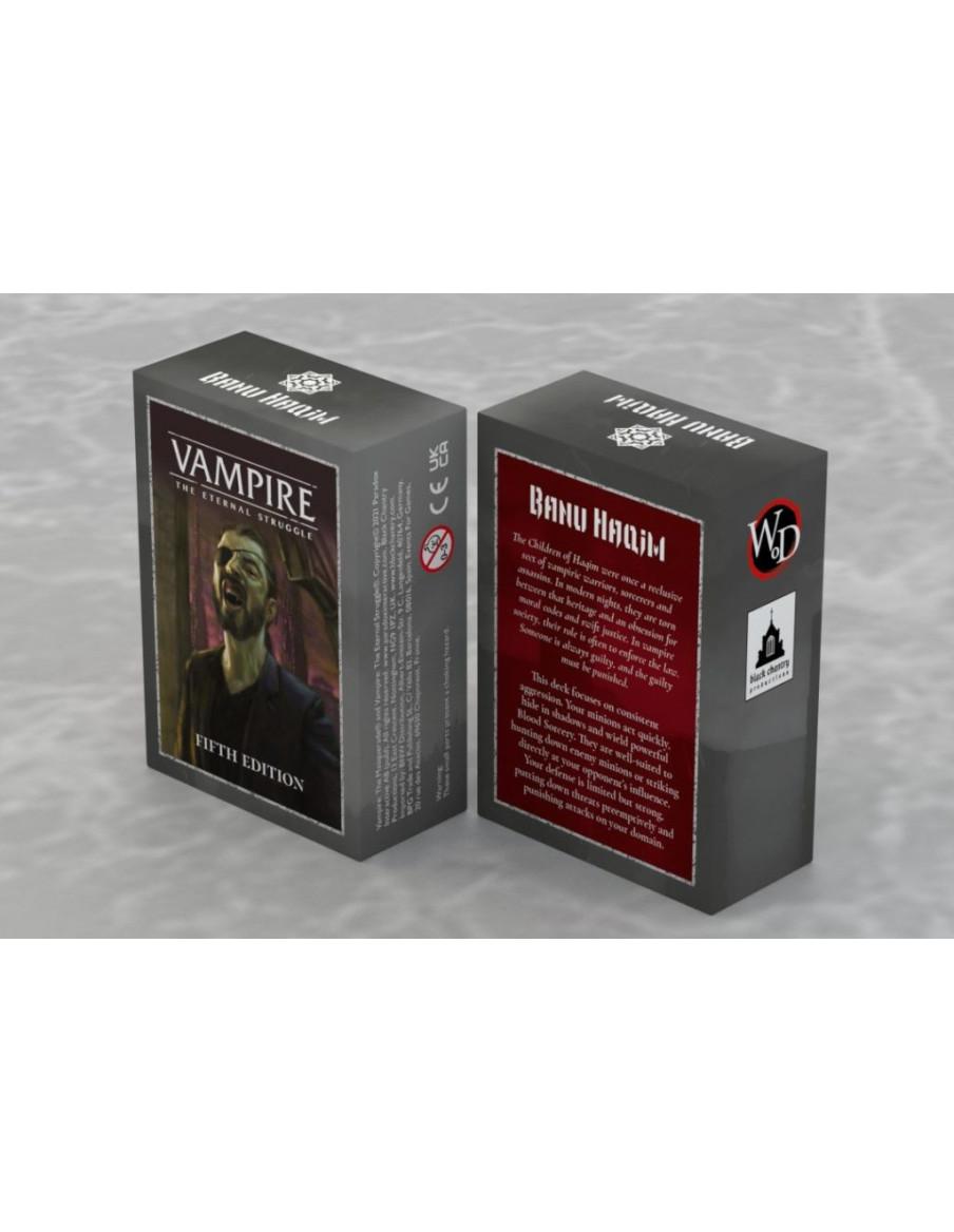 Vampiro. Banu Haqim. Quinta Edición (Español)  - This deck focuses on consistent aggression. Your minions act quickly, hide in s
