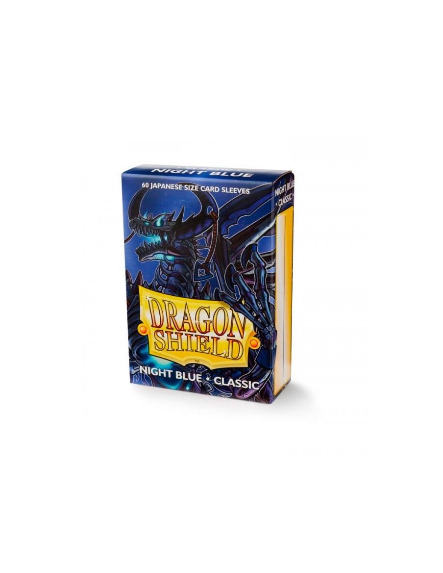 Fundas Dragon Shield Tamaño Japonés (59x86mm) - Azul Noche Clásico (60)  - Fundas Tamaño Yu-Gi-Oh! y Vanguard!Japannes Size