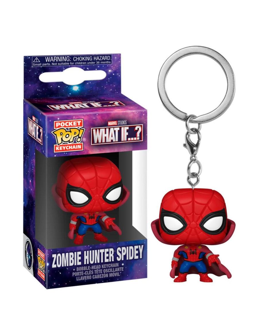 Llavero Pop Spiderman Zombie Hunter. What If  - 