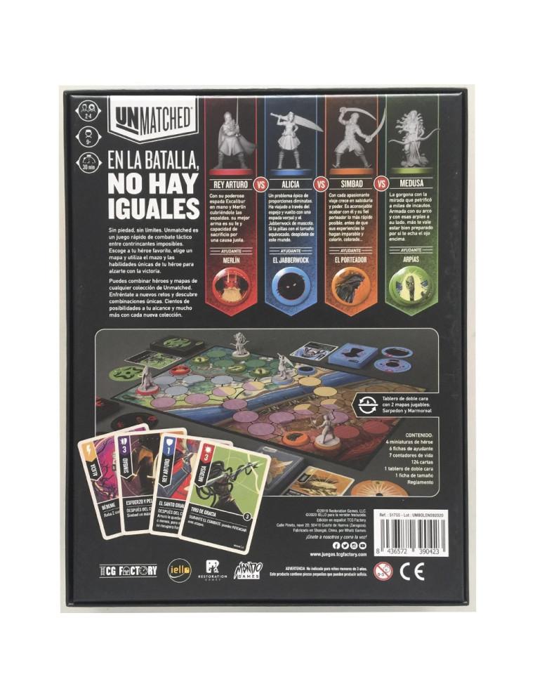 Unmatched Battle of Legends. Volumen One (Spanish)  - Unmatched Battle Of Legends Volumen Uno es un juego de mesa en el que gran