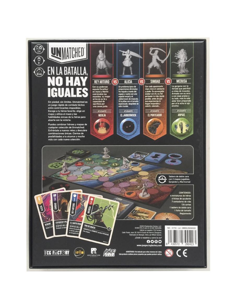 Unmatched Battle of Legends. Volumen One (Spanish)  - Unmatched Battle Of Legends Volumen Uno es un juego de mesa en el que gran