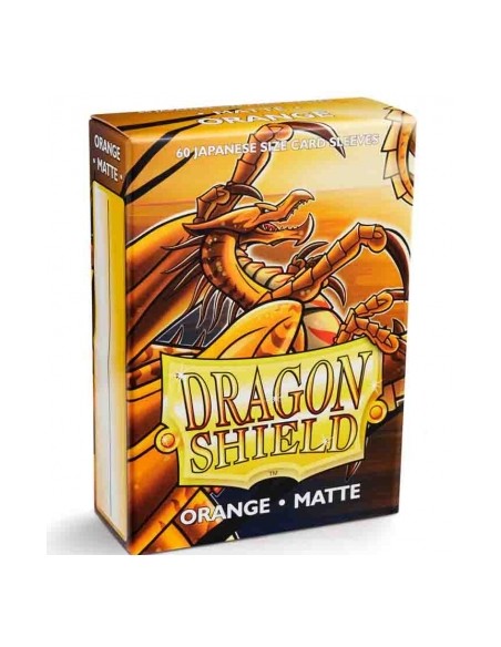 Dragon Shield Japanese Size Sleeves (59x86mm) - Orange Matte(60)