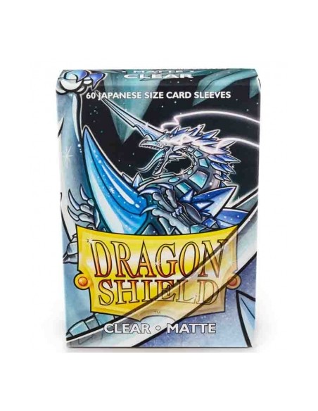 Dragon Shield Japanese Size Sleeves (59x86mm) - Clear Matte (60)