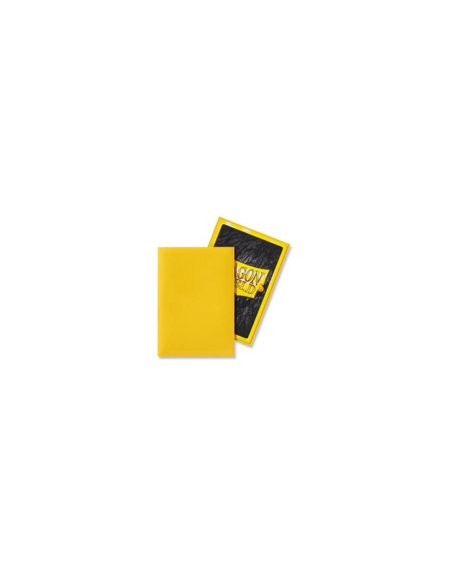 Dragon Shield Japanese Size Sleeves (59x86mm) - Yellow Matte (60)  - 