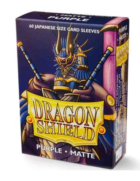 Dragon Shield Japanese Size Sleeves (59x86mm) - Purple Matte (60)  - Sleeve Yu-Gi-Oh! y Vanguard! SizeJapanese Size