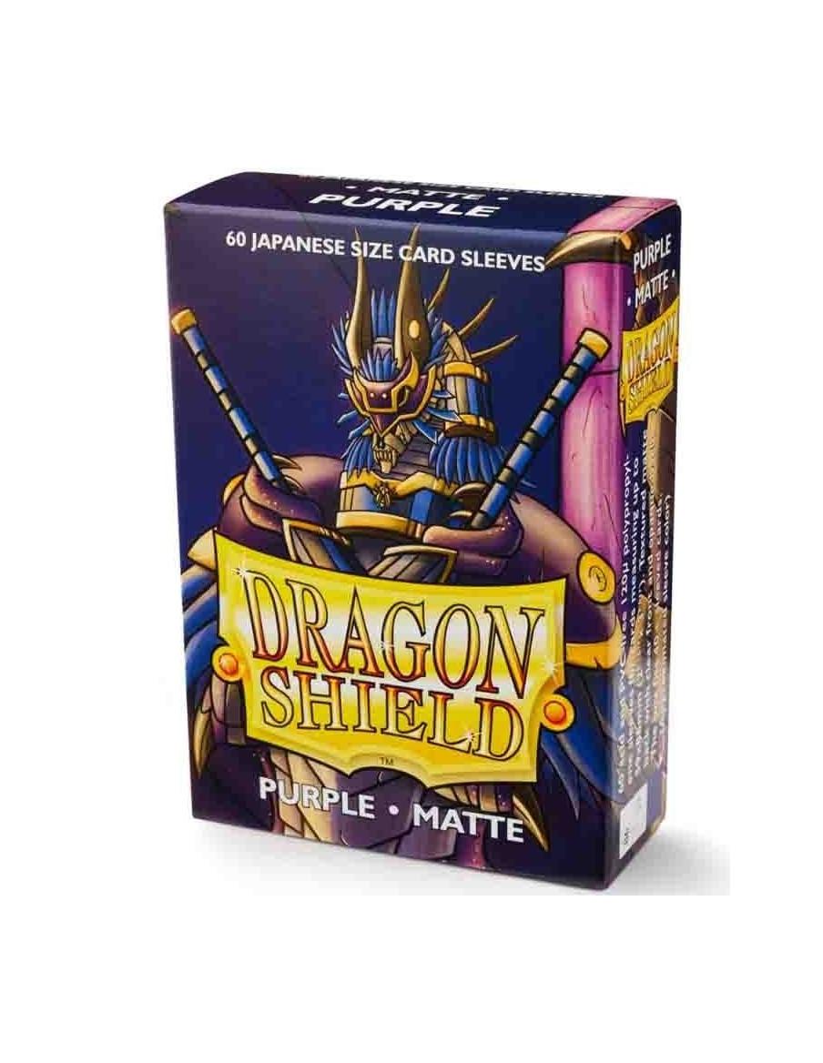 Dragon Shield Japanese Size Sleeves (59x86mm) - Purple Matte (60)  - Sleeve Yu-Gi-Oh! y Vanguard! SizeJapanese Size