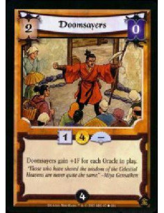 Doomsayers - Doomsayers gain +1F for each Oracle in play.