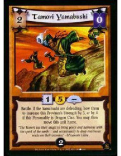 Tamori Yamabushi  - Battle: If the Yamabushi are defending, bow them to increase this Province's Strength by 3, or by 4 if this 