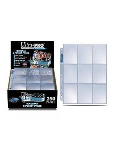Caja de Hojas de Archivador 9 Bolsillos Ultra Pro Platinum (100)  - 5Caja de 100 hojas de 9 bolsillos para proteger tus cartas a