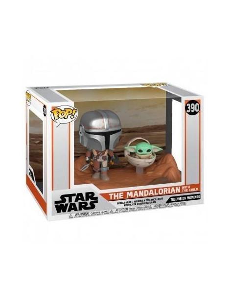 Funko Pop Movie Moments: Mandalorian y Child  -  2