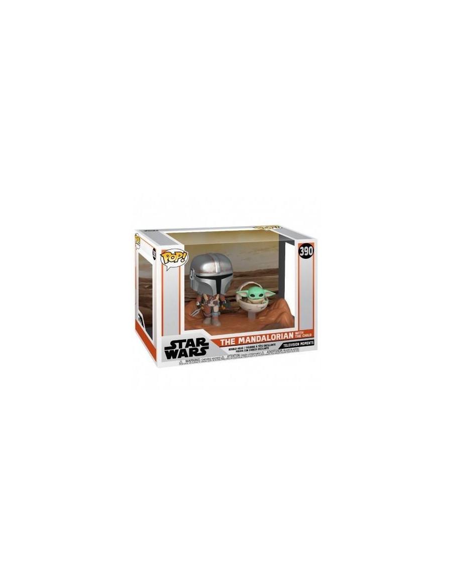 Funko Pop Movie Moments: Mandalorian & Child  - 
