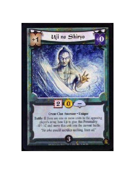 Uji no Shiryo FOIL  - Crane Clan Ancestor * Unique Battle: If there are one or more units in the opposing player's army, bow Uji