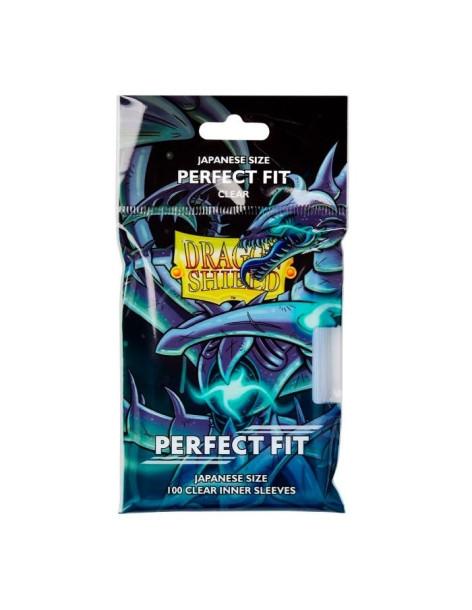 Fundas Dragon Shield Tamaño Japonés Perfect Fit (59x86mm) - Transparente Mate (100)  - Fundas Tamaño Yu-Gi-Oh! y Vanguard!Japann