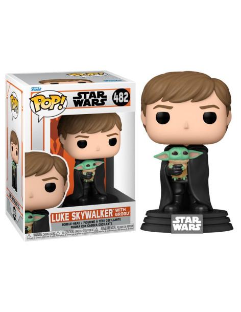 Funko Pop Luke Skywalker con Grogu  - 