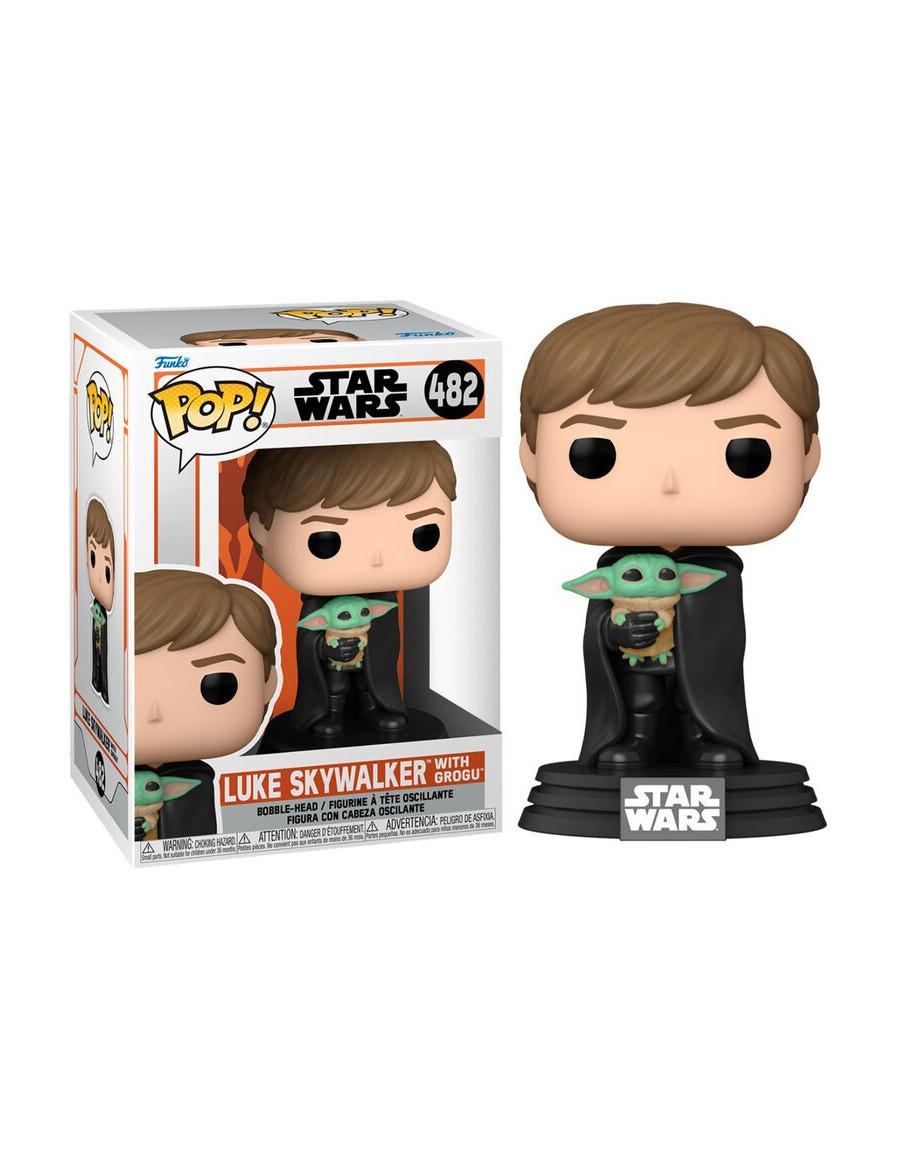 Funko Pop Luke Skywalker con Grogu  - 