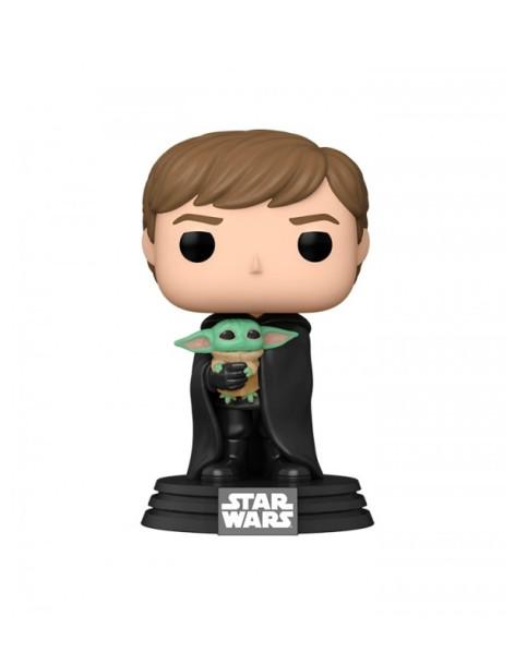 Funko Pop Luke Skywalker con Grogu  -  2