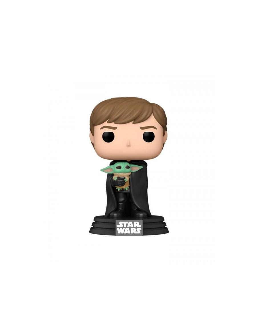 Funko Pop Luke Skywalker con Grogu  - 