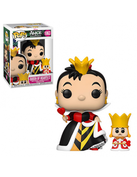 Funko Pop Queen of Hearts with King. Alice in Wonderland 70th