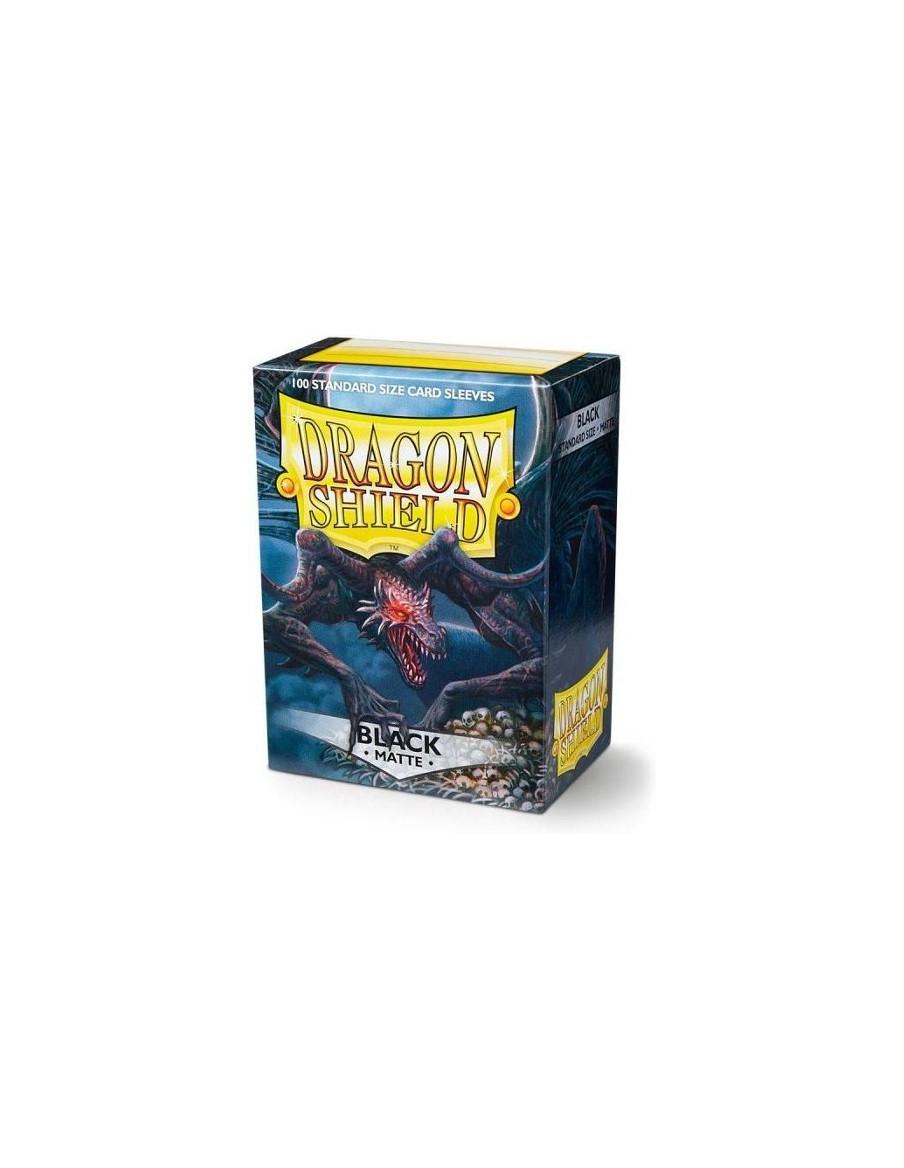 Fundas Dragon Shield Tamaño Standard (63x88mm) - Negro Mate (100)  - Fundas Tamaño Magic The Gathering, Pokemon TCG, Digimon TCG
